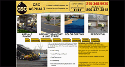 Desktop Screenshot of cscasphalt.com